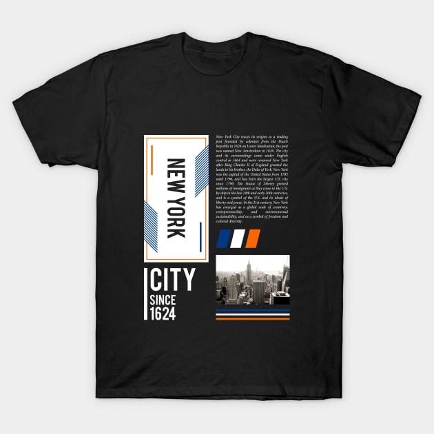 New York City T-Shirt by ValentinoVergan